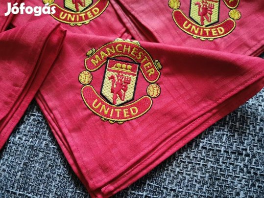 Manchester United szalvéták, egyedi, 6 darab