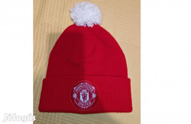 Manchester United szurkolói piros kötött sapka