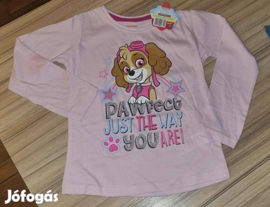 Mancs Sky mintás kislány hosszú ujjú póló