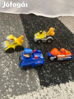 Mancs őrjárat 4 mini járgány együtt eladó