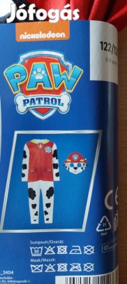 Mancs őrjárat Marshall jelmez 122-128-as eladó-Új