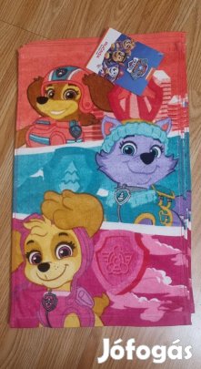 Mancs őrjárat mintás kislány kéztörlő