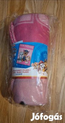 Mancs őrjárat mintás polár pléd kislány