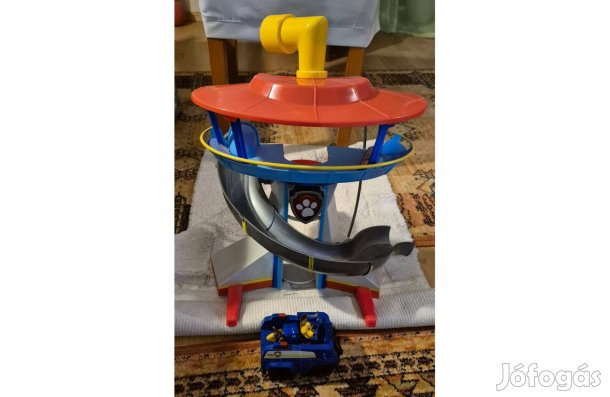 Mancs őrjáratos csúszda +autó