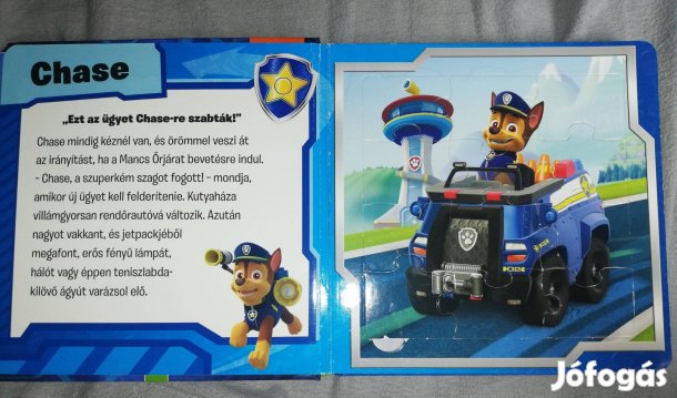 Mancs őrjáratos puzzle könyv