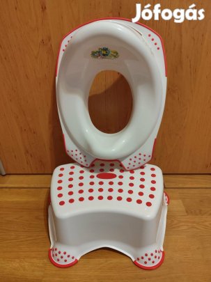Mancsőrjáratos WC ülőke szűkítő és fellépő egyben