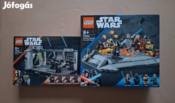 Mandalorian + Kenobi bontatlan Star Wars LEGO 75324 + 75334 utánvét Fo