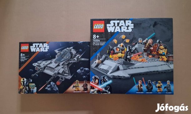 Mandalorian + Kenobi bontatlan Star Wars LEGO 75346 + 75334 utánvét Fo