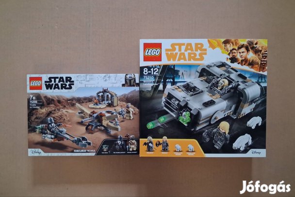 Mandalorian + Solo bontatlan Star Wars LEGO 75210 Moloch + 75299