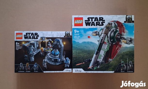 Mandalorian bontatlan Star Wars LEGO 75312 Boba Fett + 75319 utánvét F
