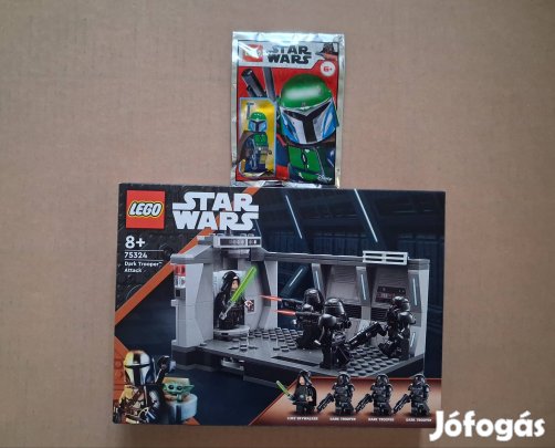 Mandalorian bontatlan Star Wars LEGO Zöld minifigura + 75324