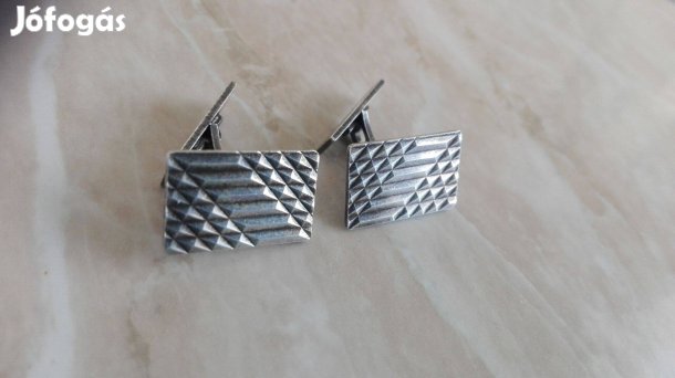 Mandzsetta gomb Ezüst pár jelzet ritka szép db