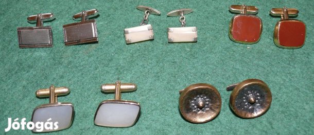 Mandzsetta gombok, retro, eladó