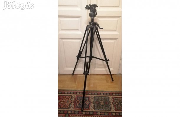 Manfrotto #028-2B kameraállvány + Manfrotto #136 állványfej