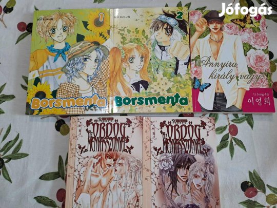 Manga könyv csomag 5db