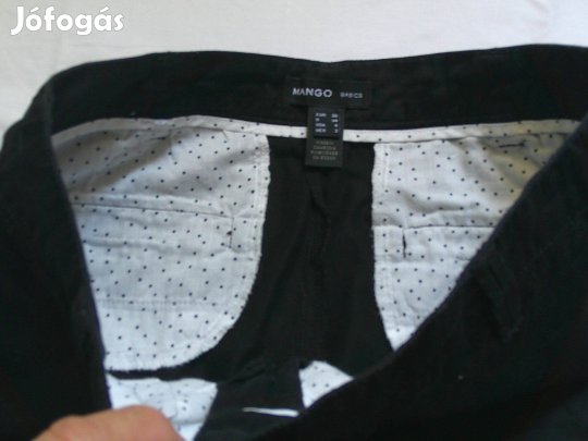 Mango Basics fekete női nadrág (36-os )