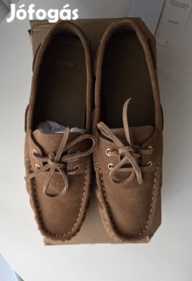 Mango bőr mokaszin 39-es újszerű