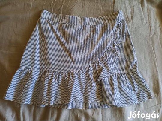 Mango csíkos, fodros szoknya M-es
