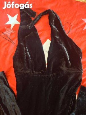 Mango fekete bársony koktélruha