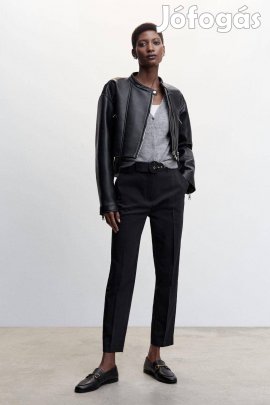 Mango fekete színű alkalmi nadrág (34)