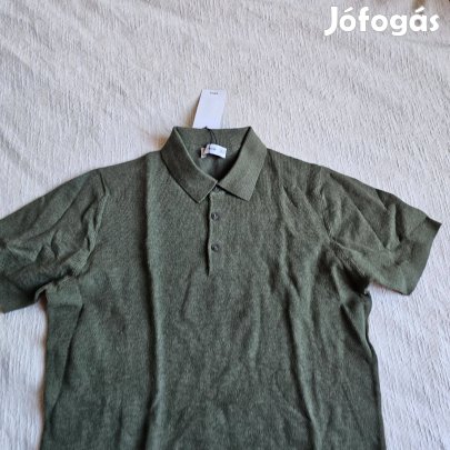 Mango férfi galléros polo S-es új