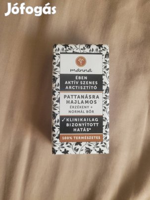 Manna aktív szenes arctisztító szappan (új, 90