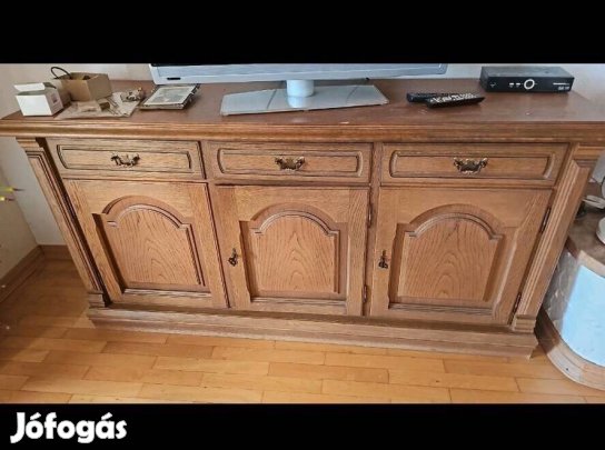 Manó bútor Burgi tölgyfa frontos tálaló komód Országos szállítás