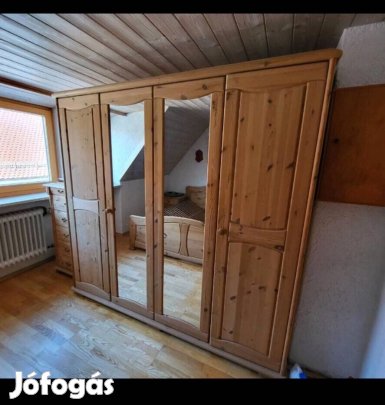 Manó bútor Franci tömör fenyő hálószoba Országos kiszállítás