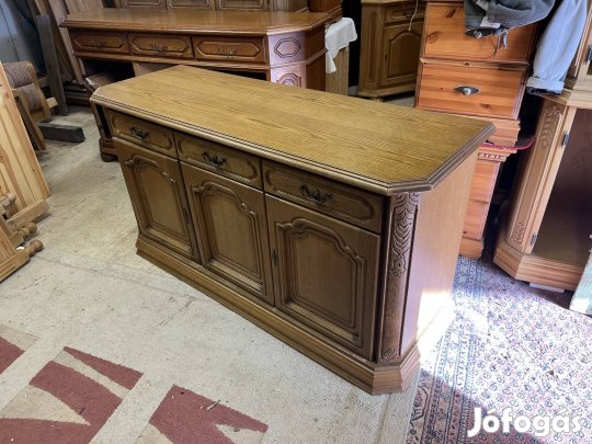 Manó bútor Golszi tölgyfa frontos tálaló komód Országos kiszállítás