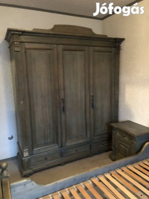 Manó bútor Grüni fenyő frontos komplett hálószoba Ország -foglalózva 