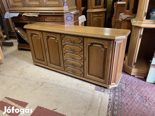 Manó bútor Markó tölgyfa frontos tálaló komód Országos szállítás