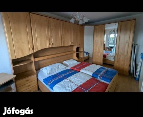 Manó bútor Oberjuhar frontos sarok hálószoba ággyal Országos száll