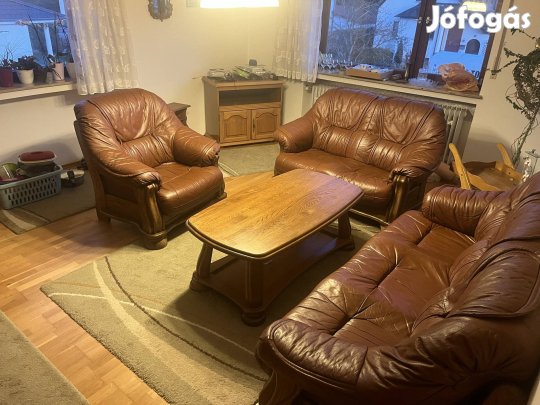 Manó bútor Valódi marhabőr Ülőgarnitura Országos házhozszállítás 