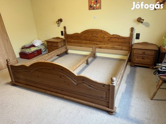 Manó bútor Valsze fenyő frontos francia ágy Országos kiszállítás