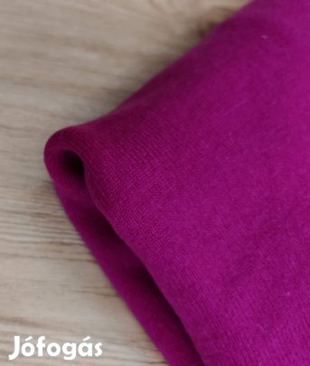 Manor bio kasmír málnaszínű női pulóver L