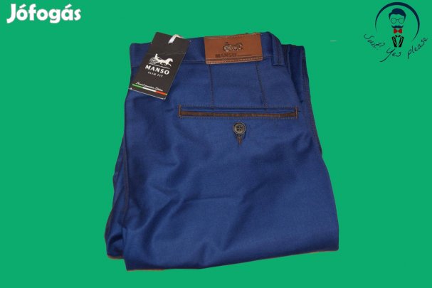 Manso (Slim Fit) új, férfi nadrág (méret:46-S)