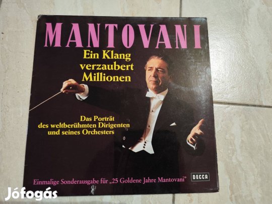 Mantovani zenekar- bakelit hanglemez kiváló állapotban