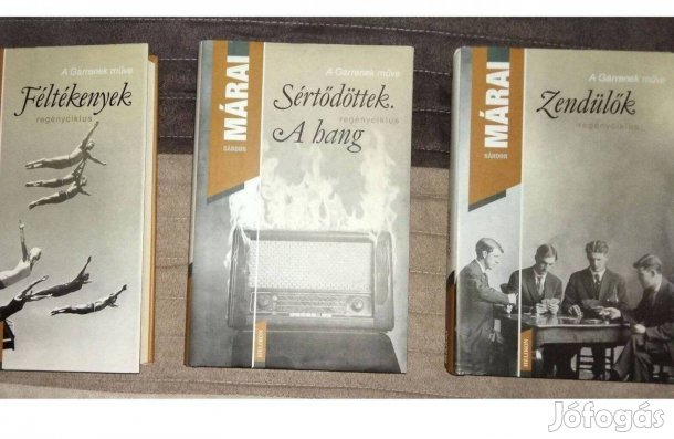 Márai Sándor könyvcsomag ( Féltékenyek- Sértődöttek -zendülők regényc