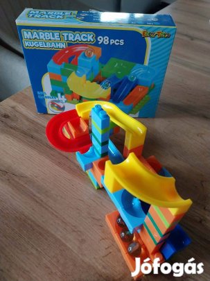 Marble üveggolyó pálya 98 db-os