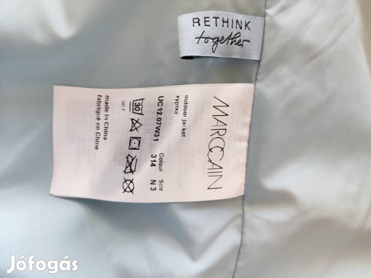 Marc Cain babakék vékony toll dzseki!