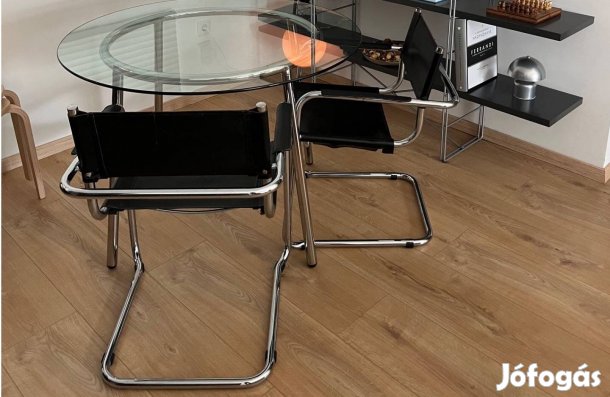 Marcel Breuer MG-5-ös, bauhaus stílusú, csővázas székek