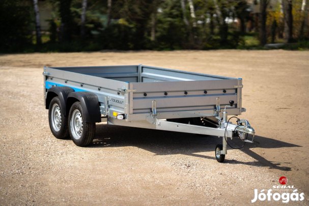 Márciusban akciós új 2 tengelyes utánfutó rendszámmal most 690.000 Ft