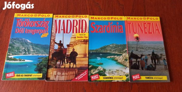 Marco Polo utikönyv csomag / 4 db utikönyv