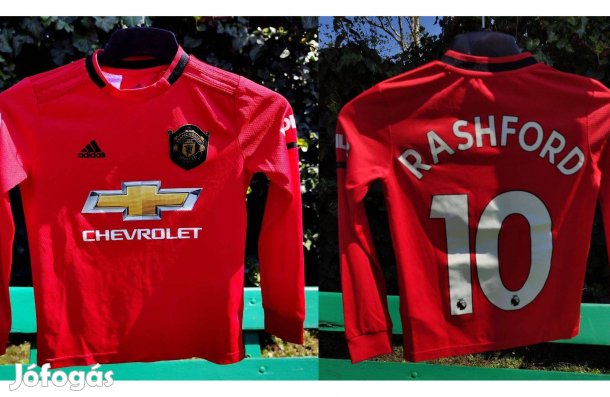 Marcus Rashford Manchester United centenáriumi adidas gyerek mez 140