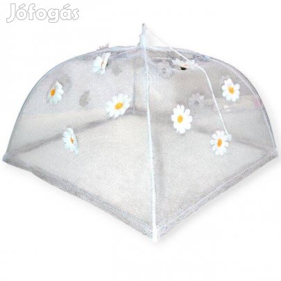 Margarétás ételtakaró háló 36x36x36 cm Praktikus ételvédelem