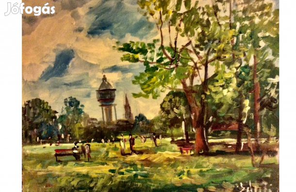 Margitsziget - festmény