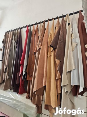 Marhabőr, bútor bőr maradék 1/2 táblák egyben eladó.