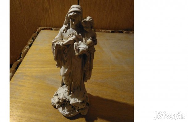 Mária és Jézus (Faragott kis szobor)