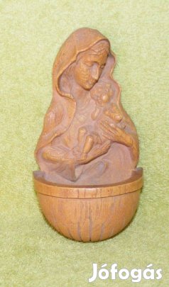 Mária és kis jézus szenteltvíztartó