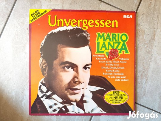 Mario Lanza- nosztalgia bakelit hanglemez Ex